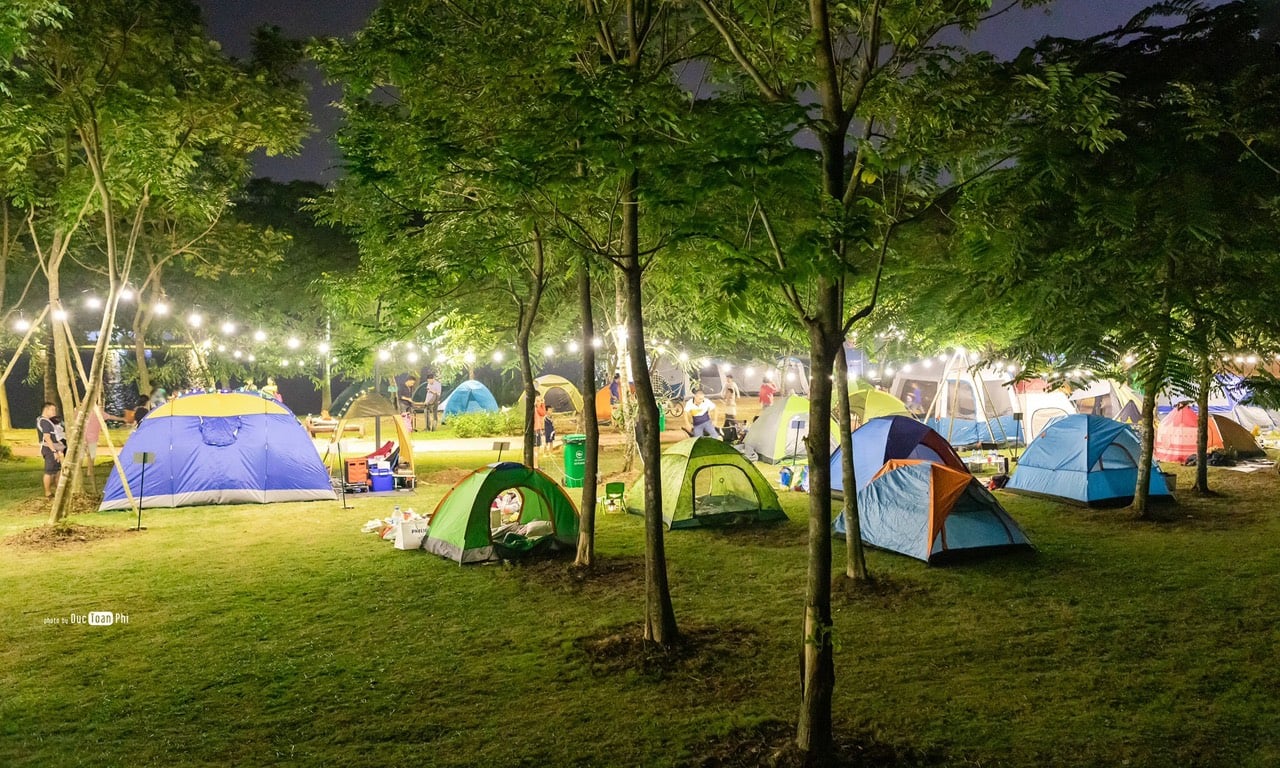 10 điểm cắm trại gầ Hà Nội 