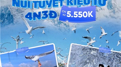 Tour Côn Minh – Núi Tuyết Kiệu Tử 4N3Đ: Săn Tuyết & Ngắm Hải Âu (Tàu Cao Tốc)
