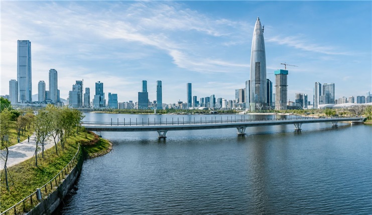 Đường chân trời hiện đại của thành phố Thâm Quyến