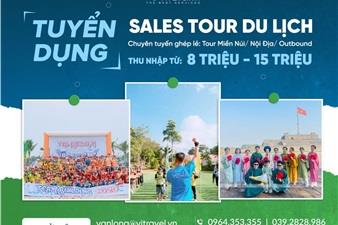 Tuyển dụng Sales Tour Du lịch (Chuyên tour ghép: Tour Miền Núi, Nội địa, Outbound)